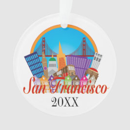 San Francisco Ornament