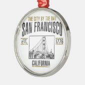 San Francisco Ornament Aus Metall (Links)
