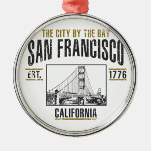 San Francisco Ornament Aus Metall