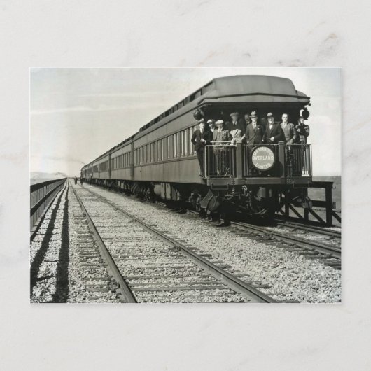 San Francisco Overland Limited Southern Pacific RR Postkarte (Vorderseite)