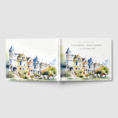 San Francisco Painted Ladies Landscape Wedding Gästebuch (Voll)