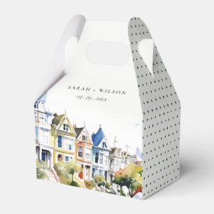 San Francisco Painted Ladies Landschaft Hochzeit Geschenkschachtel