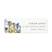 San Francisco Painted Ladies Landschaftsadresse (Vorne)