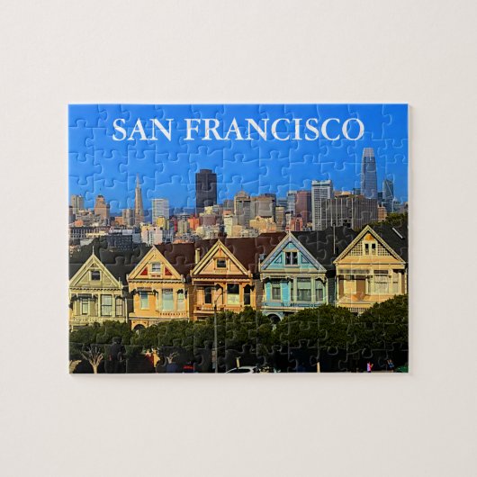San Francisco Painted Ladys #1-2 Jigsaw Puzzle (Horizontal)