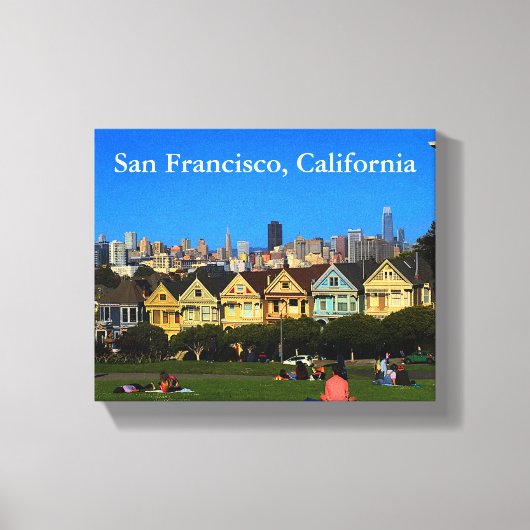 San Francisco Painted Ladys #1 Canvas Print Leinwanddruck (Vorderseite)