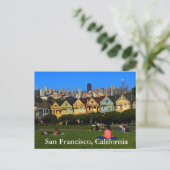 San Francisco Painted Ladys #1 Postcard Postkarte (Stehend Vorderseite)