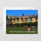 San Francisco Painted Ladys #1 Postcard Postkarte (Vorne/Hinten)
