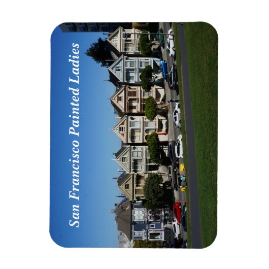 San Francisco Painted Ladys #4 Magnet (Vertikal)
