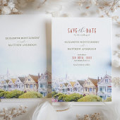 San Francisco Painted Ladys Save the Date Einladung