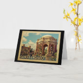 San Francisco Palace California Karte (Gelbe Blume)