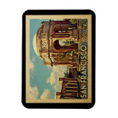 San Francisco Palace California Magnet (Vertikal)