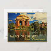 San Francisco Palace Fine Arts Postkarte (Vorne/Hinten)