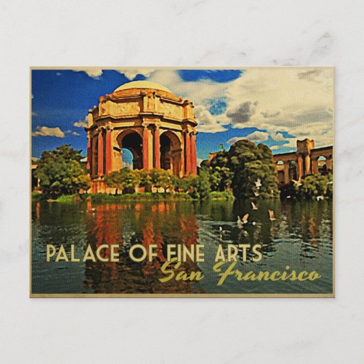 San Francisco Palace Fine Arts Postkarte (Vorderseite)