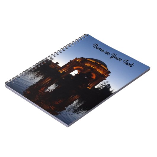 San Francisco Palace of Fine Arts Notebook Notizblock (Linke Seite)