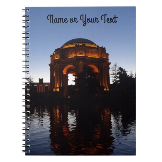 San Francisco Palace of Fine Arts Notebook Notizblock (Vorderseite)