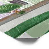 San Francisco Pastel Anstrich Ladys Poster (Ecke)