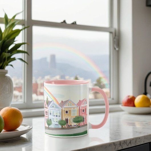 San Francisco Pastel Anstrich Ladys Tasse