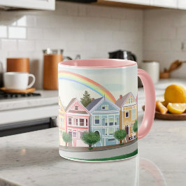 San Francisco Pastel Anstrich Ladys Tasse
