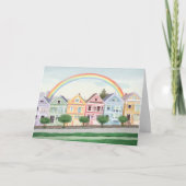 San Francisco Pastel Painted Ladys Blank Card Karte (Vorderseite)