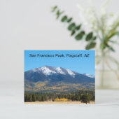 San Francisco Peak im Herbst Postkarte (Stehend Vorderseite)