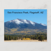 San Francisco Peak im Herbst Postkarte (Vorderseite)