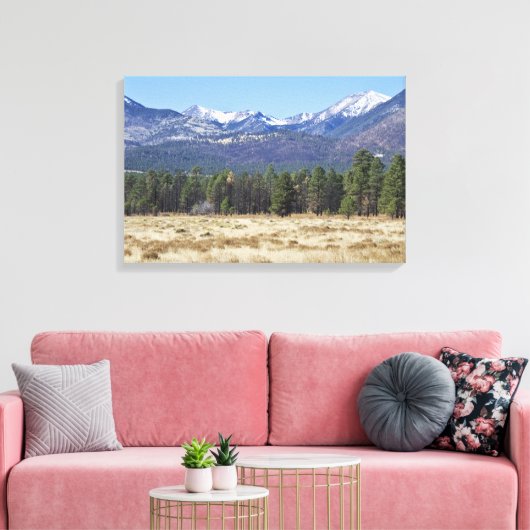 San Francisco Peaks gepackte Leinwand (Insitu (Wohnzimmer))