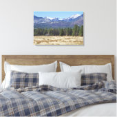 San Francisco Peaks gepackte Leinwand (Insitu (Schlafzimmer))