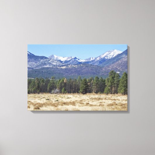 San Francisco Peaks gepackte Leinwand (Vorderseite)