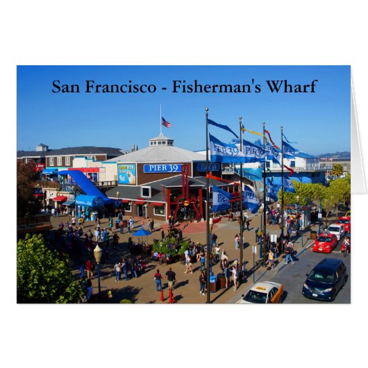 San Francisco Pier 39 #12-2 Card (Vorderseite (Horizontal))