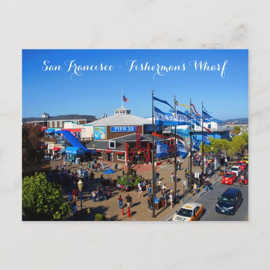 San Francisco Pier 39 #12-2 Postkarte (Vorderseite)