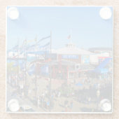 San Francisco Pier 39 #12 Glass Untersetzer (Rückseite)