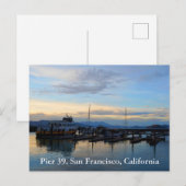 San Francisco Pier 39 #1 Postkarte (Vorne/Hinten)