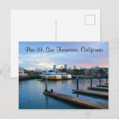 San Francisco Pier 39 #2-2 Postkarte (Vorne/Hinten)