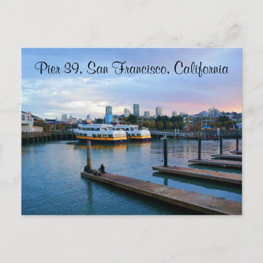 San Francisco Pier 39 #2-2 Postkarte (Vorderseite)