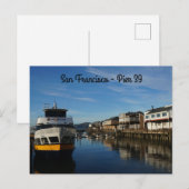 San Francisco Pier 39 #6 Postcard Postkarte (Vorne/Hinten)