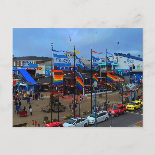 San Francisco Pier 39 Preis #1-3 Postkarte (Vorderseite)