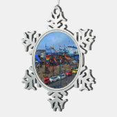 San Francisco Pier 39 Preis #1 Snowflake Ornament (Rechts)