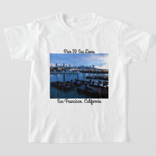 San Francisco Pier 39 Sea Lions #7 T - Shirt (Ablage )