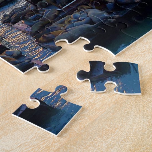 San Francisco Pier 39 Sea Lions #8 Jigsaw Puzzle (Seite)