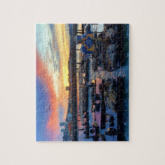 San Francisco Pier 39 Sea Lions #8 Jigsaw Puzzle (Vertikal)
