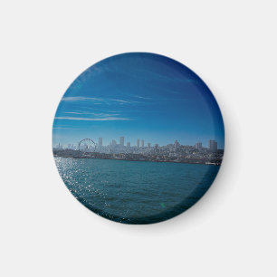 San Francisco Pier 39 Wasserfront-Fotografie Magnet