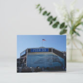 San Francisco Pier 39 Whale Mural Postkarte (Stehend Vorderseite)