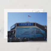 San Francisco Pier 39 Whale Mural Postkarte (Vorne/Hinten)