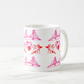 San Francisco Pink Cupids Kaffeetasse (VorderseiteRechts)