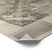 San Francisco Plan Atlas Karte Poster (Ecke)