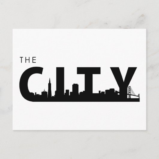 San Francisco Postcard Postkarte (Vorderseite)