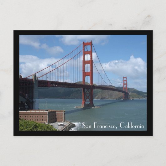 San Francisco Postcard Postkarte (Vorderseite)