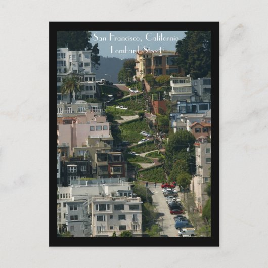 San Francisco Postcard Postkarte (Vorderseite)