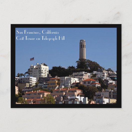 San Francisco Postcard Postkarte (Vorderseite)
