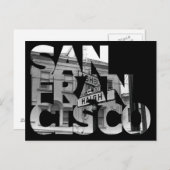 San Francisco Postcard Postkarte (Vorne/Hinten)